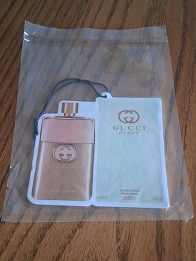 Gucci Rose Gold & White Gucci Guilty Hanging Air Freshener